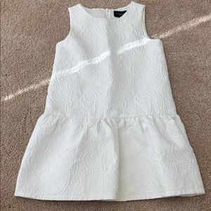 Victoria Beckham for Target White Textured Kids Dress